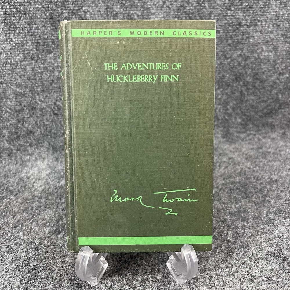 The Adventures of Huckleberry Finn Mark Twain, 1931, Hard Cover Harper's Classic